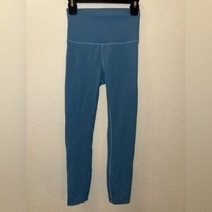 Blue lululemon size 2 double align 
leggings